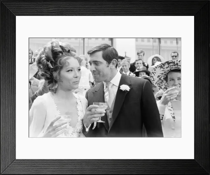 Framed Print : Filming of new James Bond, on location in Estoril, Portugal, Wednesday 30th April 1969