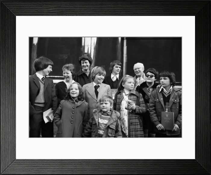 Framed Print : Womans Own Children of Courage'Awards. Ten children were presented with Framed Print : Womans Own Children of Courage'Awards. Ten children were presented with