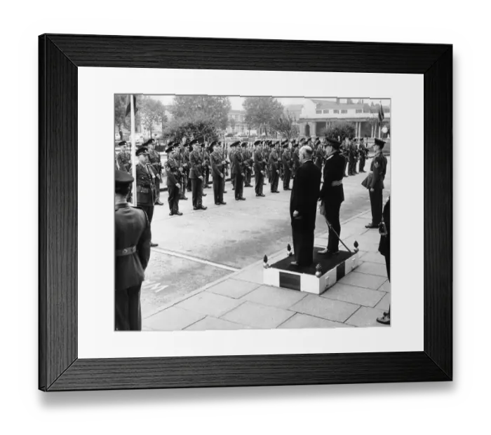 Framed Print : The Corps of Royal Engineers in Birmingham to say thank you for the Framed Print : The Corps of Royal Engineers in Birmingham to say thank you for the