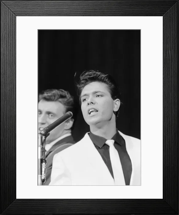 Framed Print : Cliff Richard performing in concert in Rochester, New York, USA Framed Print : Cliff Richard performing in concert in Rochester, New York, USA