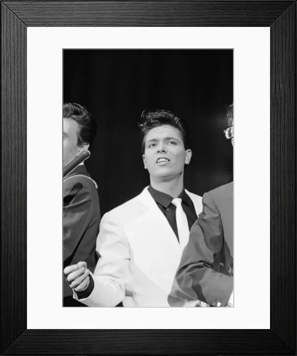 Framed Print : Cliff Richard performing in concert in Rochester, New York, USA Framed Print : Cliff Richard performing in concert in Rochester, New York, USA