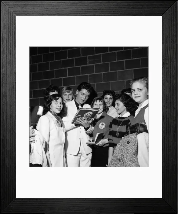 Framed Print : Cliff Richard pictured with fans in Rochester, New York, USA Framed Print : Cliff Richard pictured with fans in Rochester, New York, USA