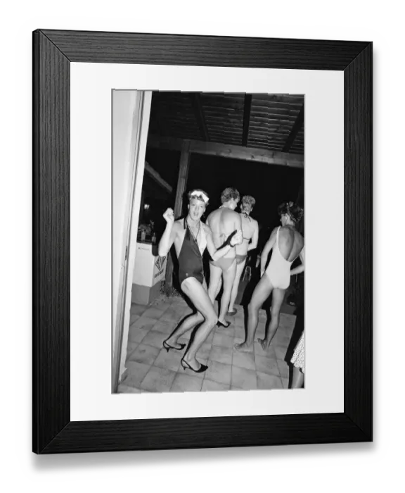 Framed Print : Young people on holiday in Corfu on a Club 18-30 holiday. The drag queen contest Framed Print : Young people on holiday in Corfu on a Club 18-30 holiday. The drag queen contest