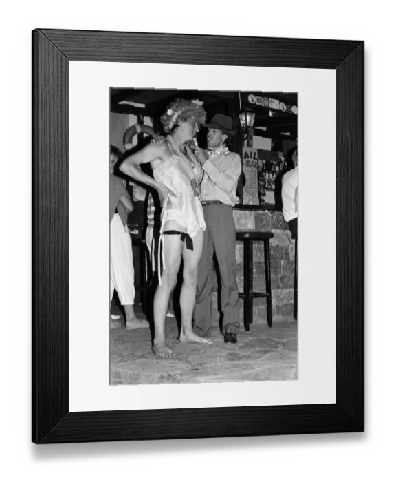 Framed Print : Young people on holiday in Corfu on a Club 18-30 holiday Framed Print : Young people on holiday in Corfu on a Club 18-30 holiday