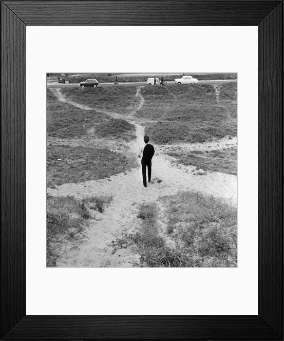 Framed Print : Cliff Richard, Blackpool beach, Lancashire. 6th June 1963