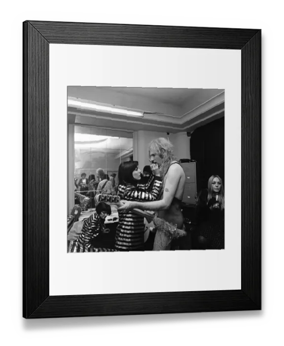 Framed Print : The New York Dolls at Biba party. Bassist Arthur Kane. 25th November 1973 Framed Print : The New York Dolls at Biba party. Bassist Arthur Kane. 25th November 1973