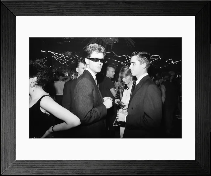 Framed Print : Guests at the Music Machine in Londons Camden Town. 26th June 1982 Framed Print : Guests at the Music Machine in Londons Camden Town. 26th June 1982