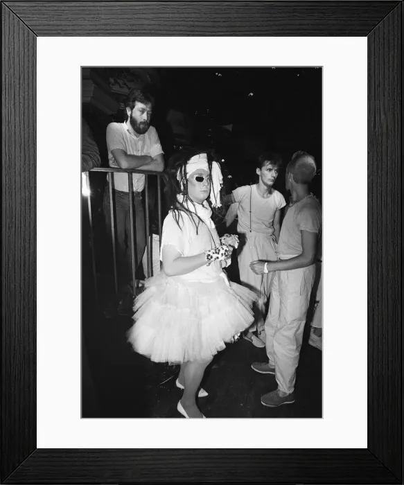 Framed Print : Guests at the Music Machine in Londons Camden Town. 26th June 1982 Framed Print : Guests at the Music Machine in Londons Camden Town. 26th June 1982