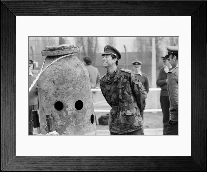Framed Print : Prince Charles, the Prince of Wales visit to the Royal School of Military Engineering Framed Print : Prince Charles, the Prince of Wales visit to the Royal School of Military Engineering