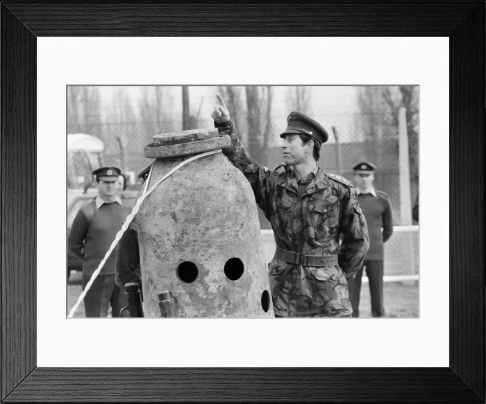Framed Print : Prince Charles, the Prince of Wales visit to the Royal School of Military Engineering Framed Print : Prince Charles, the Prince of Wales visit to the Royal School of Military Engineering