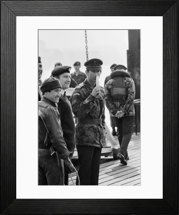 Framed Print : Prince Charles, the Prince of Wales visit to the Royal School of Military Engineering Framed Print : Prince Charles, the Prince of Wales visit to the Royal School of Military Engineering