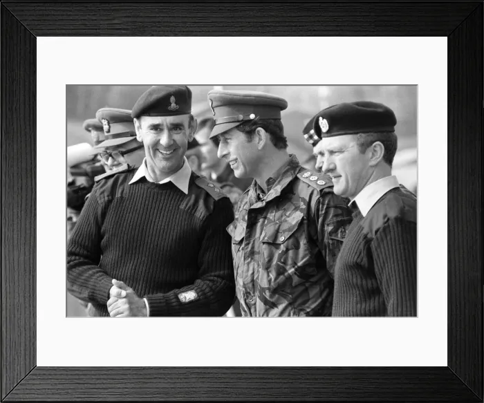 Framed Print : Prince Charles, the Prince of Wales visit to the Royal School of Military Engineering Framed Print : Prince Charles, the Prince of Wales visit to the Royal School of Military Engineering