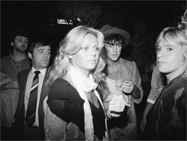 Britt Ekland, Steve Strange and other guests at the Music Machine in London