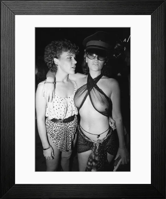 Framed Print : Guests at the Music Machine in Londons Camden Town. 26th June 1982 Framed Print : Guests at the Music Machine in Londons Camden Town. 26th June 1982