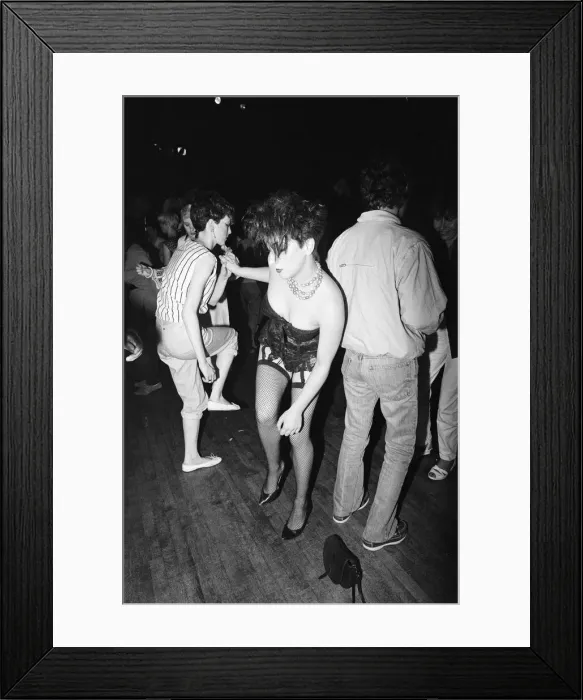 Framed Print : Guests at the Music Machine in Londons Camden Town. 26th June 1982 Framed Print : Guests at the Music Machine in Londons Camden Town. 26th June 1982