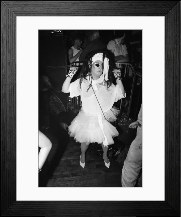 Framed Print : Guests at the Music Machine in Londons Camden Town. 26th June 1982 Framed Print : Guests at the Music Machine in Londons Camden Town. 26th June 1982