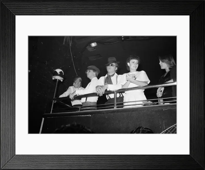 Framed Print : Guests at the Music Machine in Londons Camden Town. 26th June 1982 Framed Print : Guests at the Music Machine in Londons Camden Town. 26th June 1982