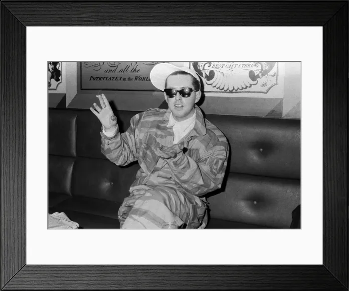 Framed Print : Holly Johnson, lead singer with Frankie Goes To Hollywood. 14th March 1985