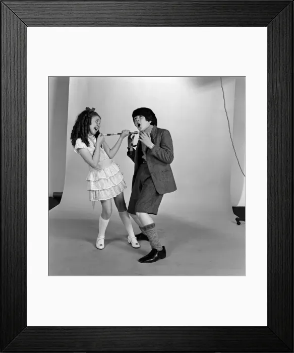 Framed Print : Adrian Dannatt as William'and Bonnie Langford as Violet Elizabeth Framed Print : Adrian Dannatt as William'and Bonnie Langford as Violet Elizabeth