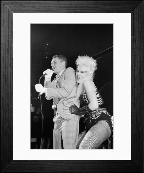 Framed Print : Frankie Goes To Hollywood performing at Camden Palace, London. 24th November 1983 Framed Print : Frankie Goes To Hollywood performing at Camden Palace, London. 24th November 1983