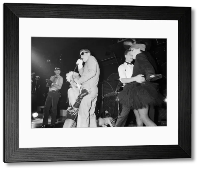 Framed Print : Frankie Goes To Hollywood performing at Camden Palace, London. 24th November 1983 Framed Print : Frankie Goes To Hollywood performing at Camden Palace, London. 24th November 1983