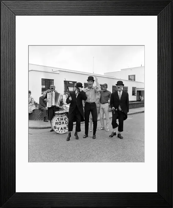 Framed Print : Recognise the bowler-hatted busker'? Its Cliff Richard Framed Print : Recognise the bowler-hatted busker'? Its Cliff Richard