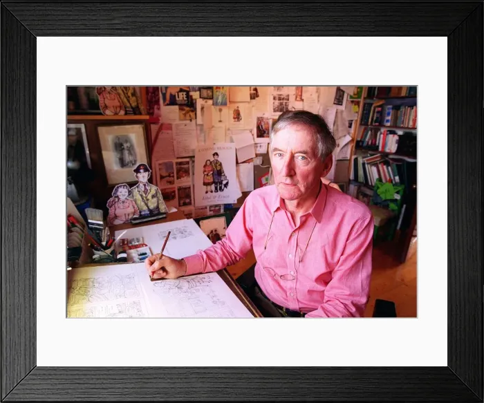 Framed Print : Raymond Briggs Author The Snowman Framed Print : Raymond Briggs Author The Snowman