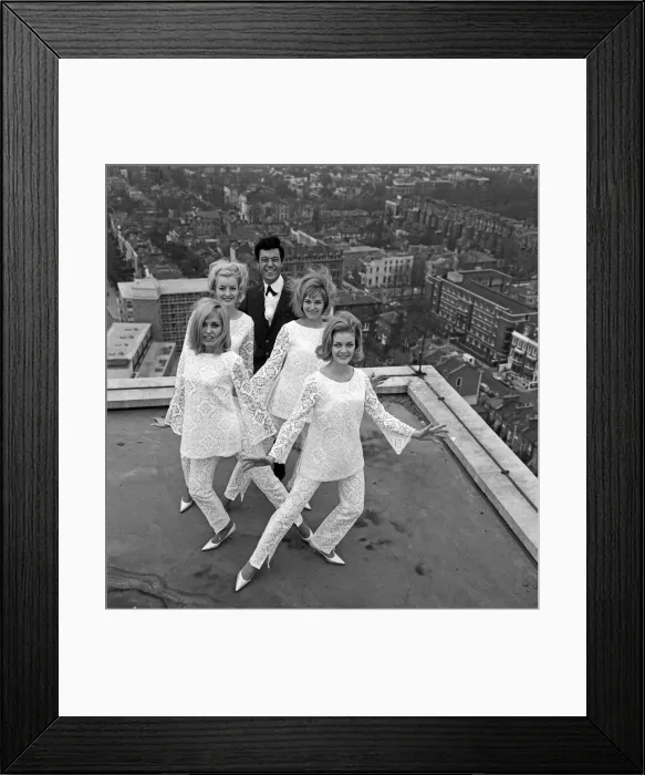 Framed Print : Lionel Blair and his four dancers have been signed to do a four week spot at the Hilton Framed Print : Lionel Blair and his four dancers have been signed to do a four week spot at the Hilton