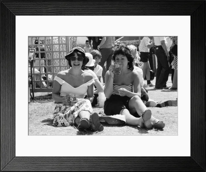Framed Print : Wimbledon Tennis Championships, Thursday 24th June 1976. Our Picture Shows Framed Print : Wimbledon Tennis Championships, Thursday 24th June 1976. Our Picture Shows