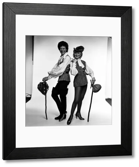 Framed Print : Lionel Blair and sister Joyce Blair. 3rd December 1981
