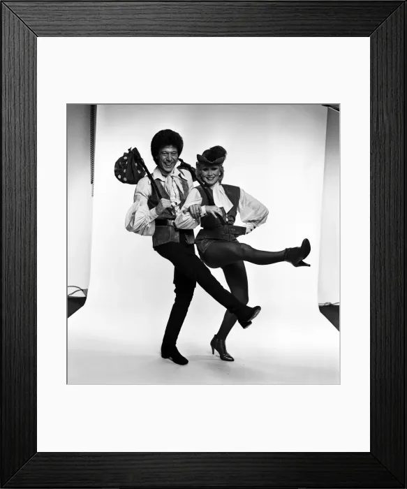 Framed Print : Lionel Blair and sister Joyce Blair. 3rd December 1981 Framed Print : Lionel Blair and sister Joyce Blair. 3rd December 1981