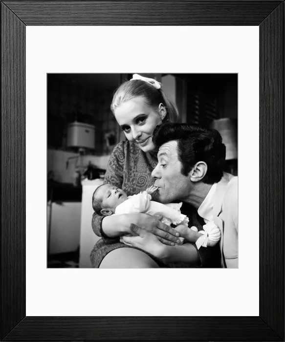 Framed Print : Dancer Lionel Blair, 37, has become a proud father. His wife Susan, 21 Framed Print : Dancer Lionel Blair, 37, has become a proud father. His wife Susan, 21