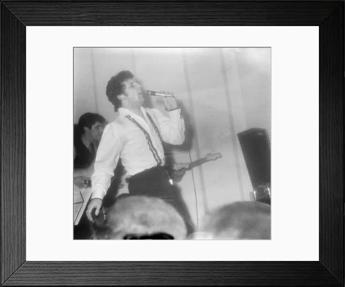 Framed Print : Tom Jones, singer from Wales, performs at The Atlanta Ballroom, Woking