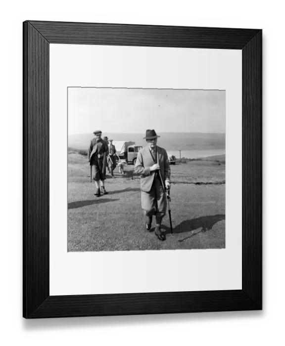 Framed Print : The Prime Minister Harold Macmillan is taking a four day holiday with his nephew The Duke Framed Print : The Prime Minister Harold Macmillan is taking a four day holiday with his nephew The Duke