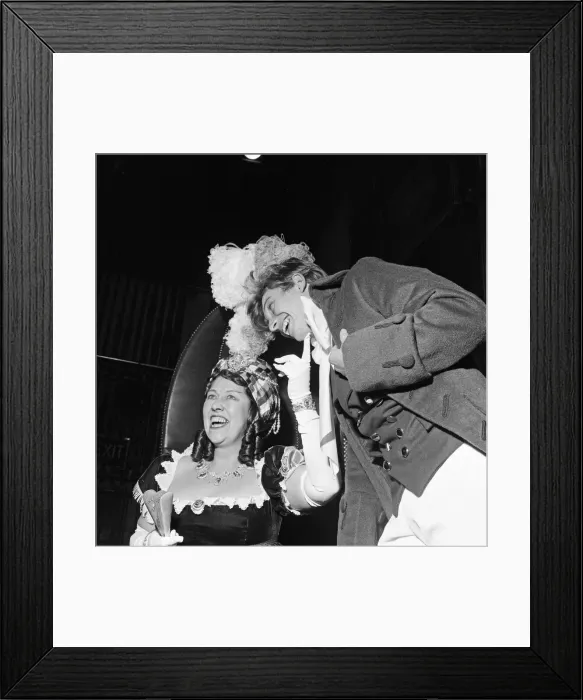 Framed Print : Tommy Steele as Tony Lumpkin and Peggy Mount as Mrs Hardcastle in Framed Print : Tommy Steele as Tony Lumpkin and Peggy Mount as Mrs Hardcastle in