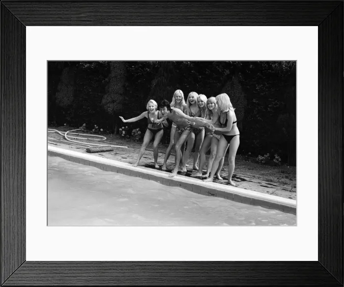 Framed Print : Lionel Blair has just acquired a new house in Bushey, Hertfordshire