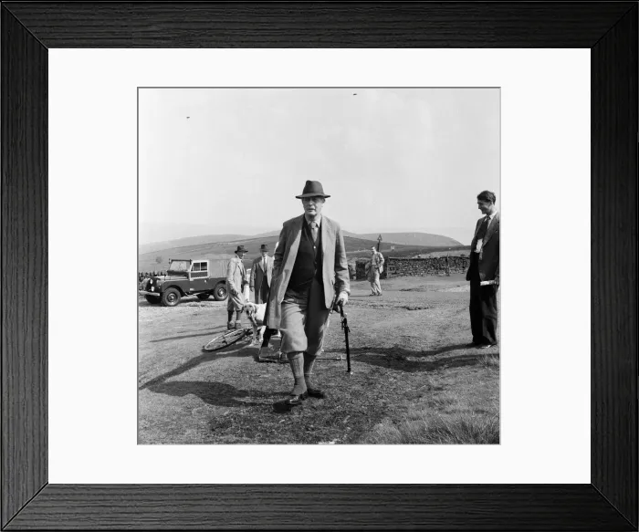 Framed Print : The Prime Minister Harold Macmillan is taking a four day holiday with his nephew The Duke Framed Print : The Prime Minister Harold Macmillan is taking a four day holiday with his nephew The Duke