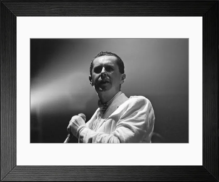 Framed Print : Frankie Goes To Hollywood, performing in Washington during their US tour Framed Print : Frankie Goes To Hollywood, performing in Washington during their US tour