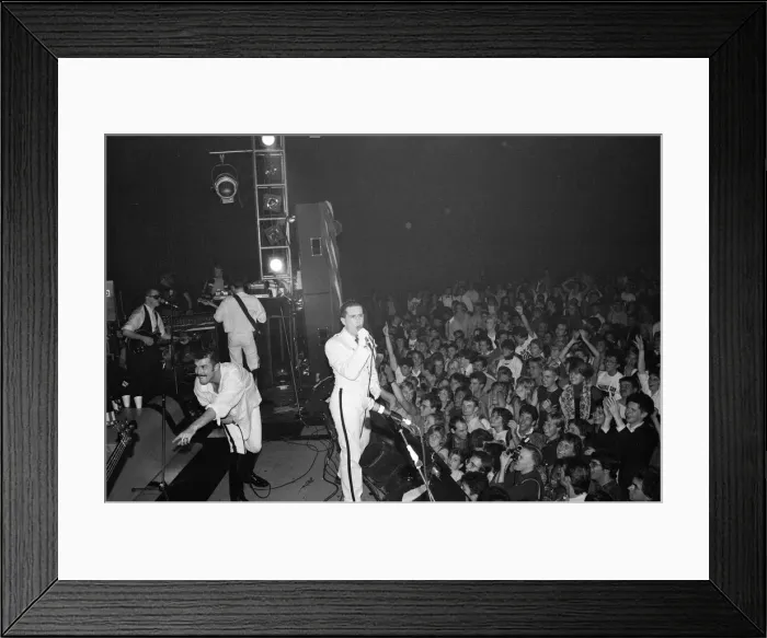 Framed Print : Frankie Goes To Hollywood, performing in Washington during their US tour Framed Print : Frankie Goes To Hollywood, performing in Washington during their US tour