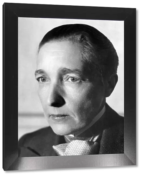 Radclyffe Hall, authoress of the 'The Well of Loneliness'. Circa 1934