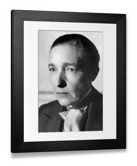 Framed Print : Radclyffe Hall, authoress of the The Well of Loneliness'. Circa 1934 Framed Print : Radclyffe Hall, authoress of the The Well of Loneliness'. Circa 1934