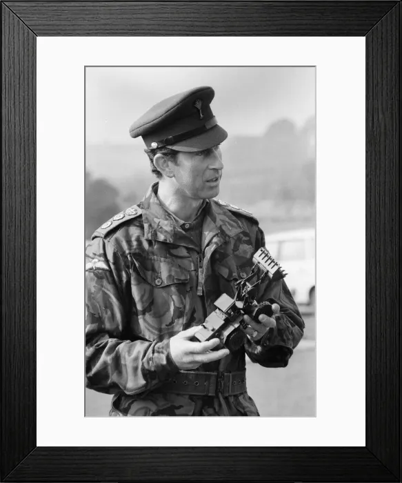 Framed Print : Prince Charles, the Prince of Wales visit to the Royal School of Military Engineering Framed Print : Prince Charles, the Prince of Wales visit to the Royal School of Military Engineering