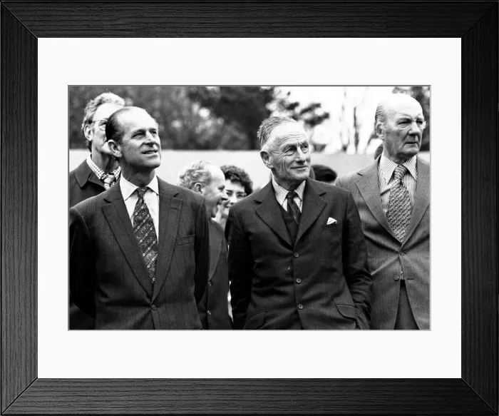 Framed Print : Prince Philip, Duke of Edinburgh visits Paignton Zoo, Devon. 9th March 1978 Framed Print : Prince Philip, Duke of Edinburgh visits Paignton Zoo, Devon. 9th March 1978