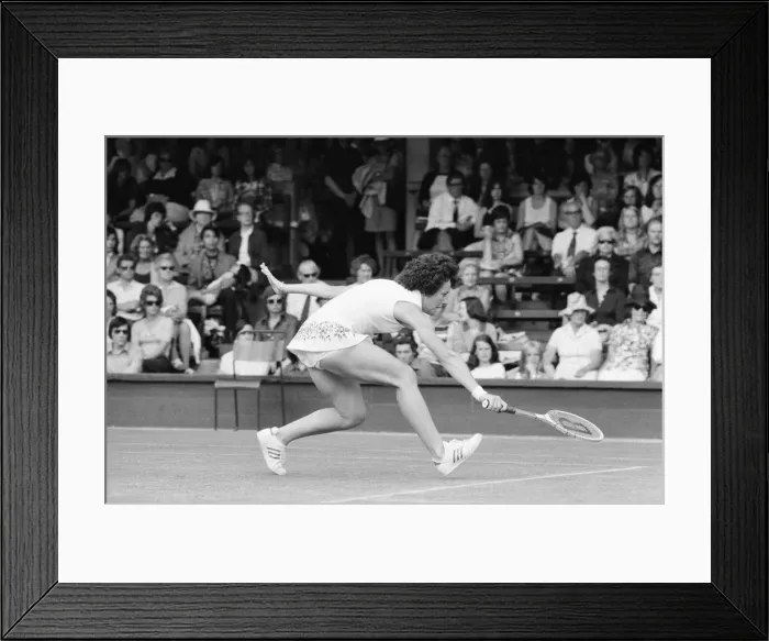 Framed Print : Wimbledon Tennis Championships, Ladies Quarterfinals Day, Monday 30th June 1975 Framed Print : Wimbledon Tennis Championships, Ladies Quarterfinals Day, Monday 30th June 1975