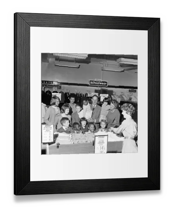 Framed Print : Mrs Van Ze Broeke, mother to 12 children at the Church of England Children Society Home Framed Print : Mrs Van Ze Broeke, mother to 12 children at the Church of England Children Society Home