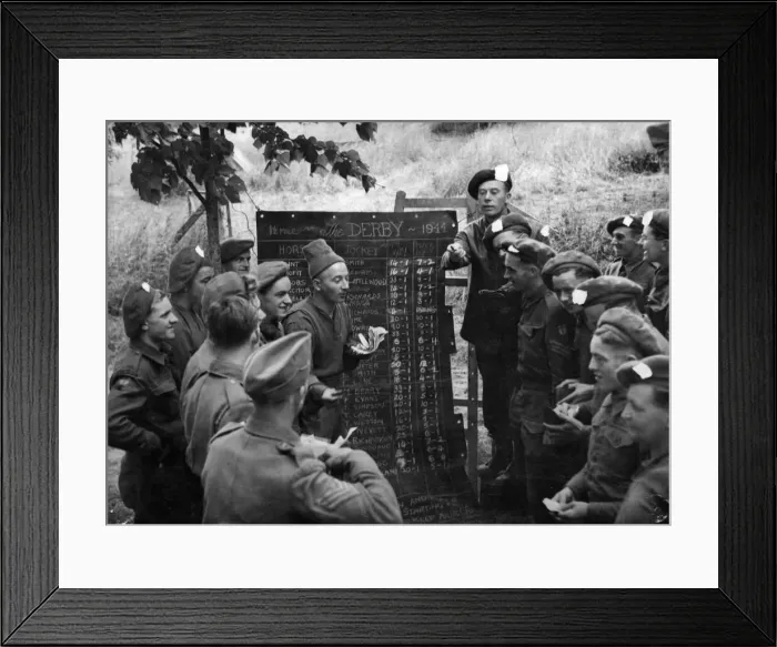 Framed Print : Allied troops proceed inland into Northern France on the mission to liberate France Framed Print : Allied troops proceed inland into Northern France on the mission to liberate France