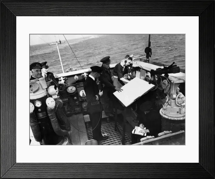 Framed Print : Allied Invasion of France following the Nomandy landings in World War Two