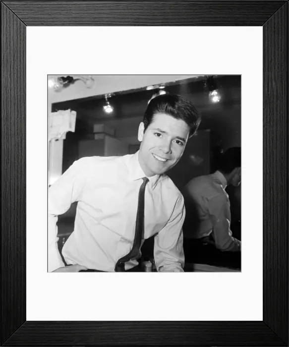 Framed Print : Cliff Richard pictured at the London Palladium where he appears for the last week in Framed Print : Cliff Richard pictured at the London Palladium where he appears for the last week in