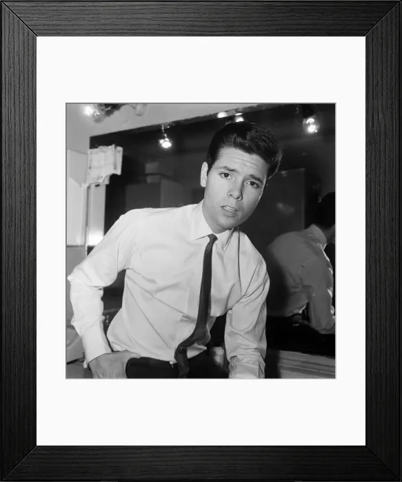 Framed Print : Cliff Richard pictured at the London Palladium where he appears for the last week in Framed Print : Cliff Richard pictured at the London Palladium where he appears for the last week in