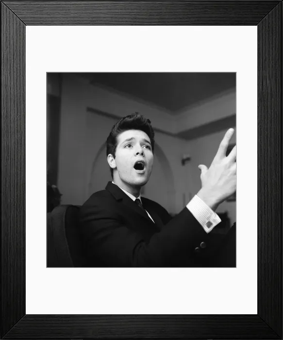 Framed Print : Singer and actor Cliff Richard. January 1963 Framed Print : Singer and actor Cliff Richard. January 1963